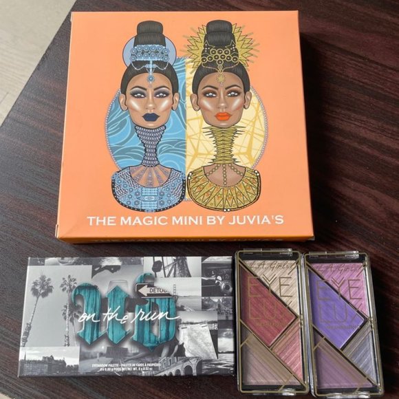 Eyeshadow Bundle - Juvia, Urban Decay, LA Girl - Picture 1 of 4
